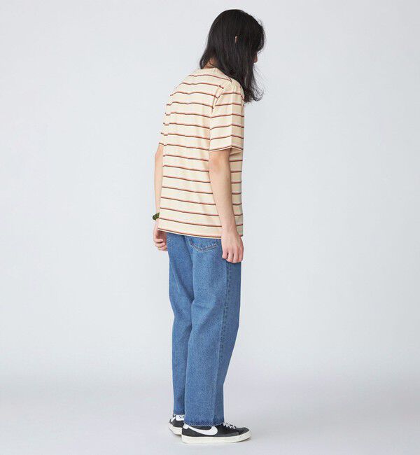 SHIPS「SHIPS: TEXBRID(R) リネン グラデーション ボーダー Tシャツ」|Tシャツ・カットソー|