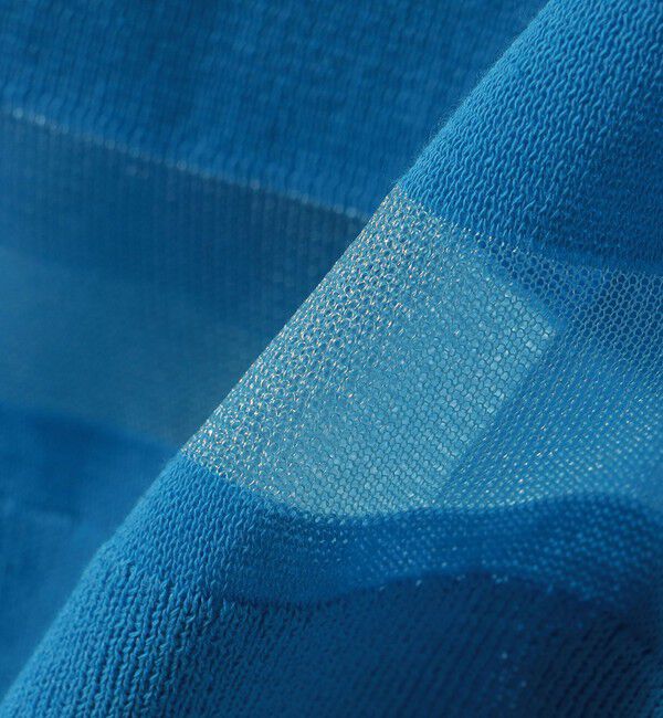 SHIPS for women「〈手洗い可能〉シアー ライン Vネック カーディガン」|カーディガン|