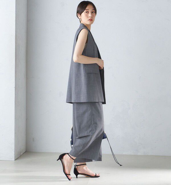 SHIPS for women「ウール混 ボックス テーラード ジレ」|ベスト・ジレ|