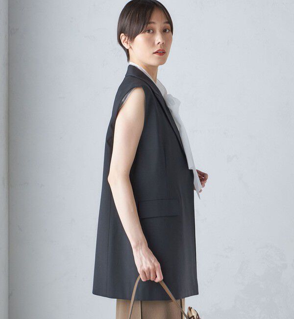 SHIPS for women「ウール混 ボックス テーラード ジレ」|ベスト・ジレ|