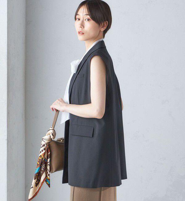 SHIPS for women「ウール混 ボックス テーラード ジレ」|ベスト・ジレ|