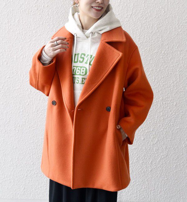 SHIPS any「SHIPS any: ウール コクーン テーラード ショート コート 25AW」|その他|