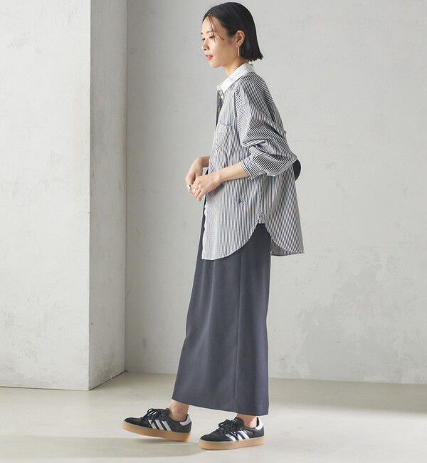 SHIPS for women「〈洗濯機可能〉ピン オックス 刺繍 シャツ」|シャツ・ブラウス|