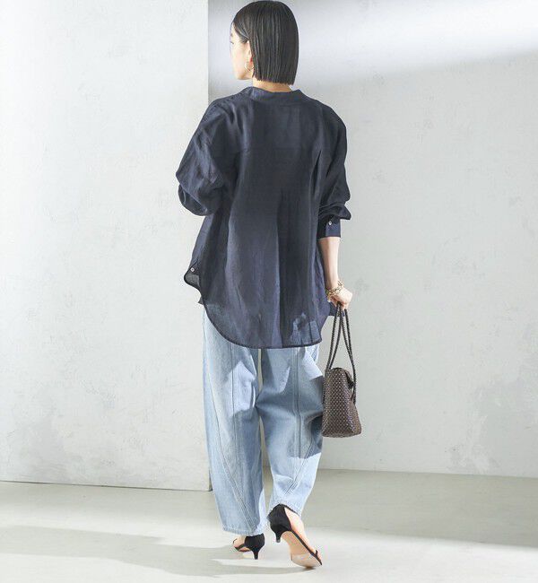 SHIPS for women「パッチワーク カーブ デニム」|デニム|