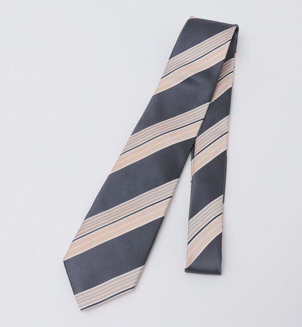 SHIPS Colors 「SHIPS Colors:シルク ストライプ ネクタイ 2◇」|ネクタイ・蝶ネクタイ|キャメル