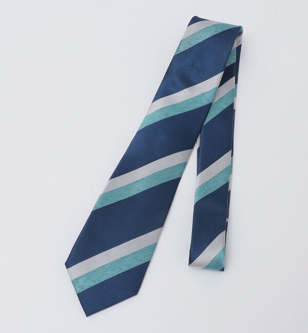 SHIPS Colors 「SHIPS Colors:シルク ストライプ ネクタイ 2◇」|ネクタイ・蝶ネクタイ|スカイブルー