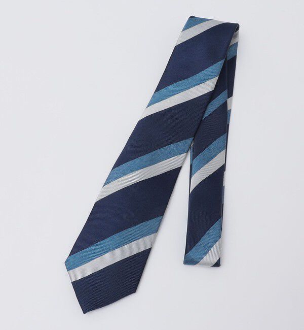 SHIPS Colors 「SHIPS Colors:シルク ストライプ ネクタイ 2◇」|ネクタイ・蝶ネクタイ|ブルー系