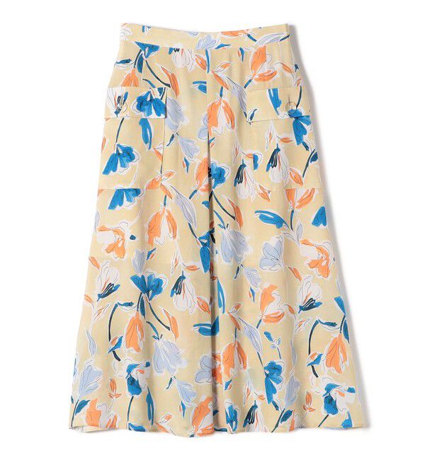 SHIPS for women「IPEKER 花柄 フロント ポケット フレア スカート」|スカート|