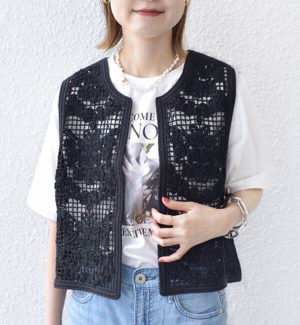 SHIPS for women「【SHIPS別注】81BRANCA:フォト ワイド TEE」|Tシャツ・カットソー|