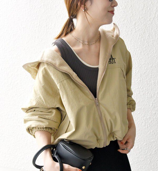 SHIPS any「【SHIPS any別注】La Hutte:〈洗濯機可能〉リバーシブル マウンテン パーカ」|ブルゾン・スタジャン|