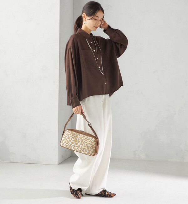 SHIPS for women「〈手洗い可能〉セルロース ツイル 羽織 シャツ」|シャツ・ブラウス|