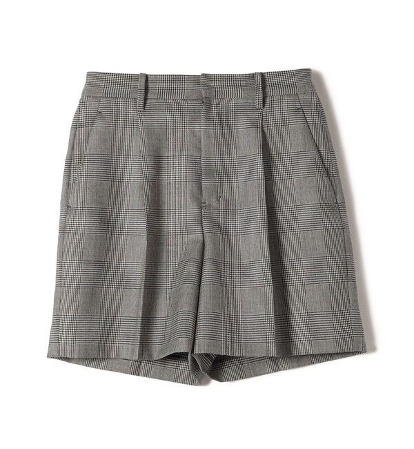 SHIPS for women「〈手洗い可能〉ウォッシャブル ウール チェック ハーフ パンツ」|その他|