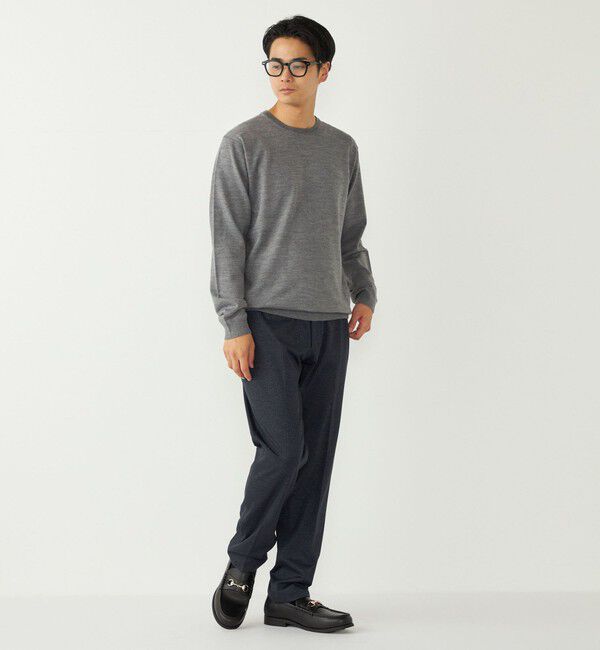 SHIPS Colors 「SHIPS Colors:〈手洗い可能〉アンチピリング 12ゲージ クルーネック ニット」|ニット・セーター|