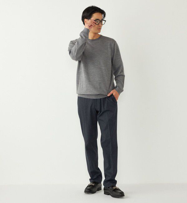 SHIPS Colors 「SHIPS Colors:〈手洗い可能〉アンチピリング 12ゲージ クルーネック ニット」|ニット・セーター|