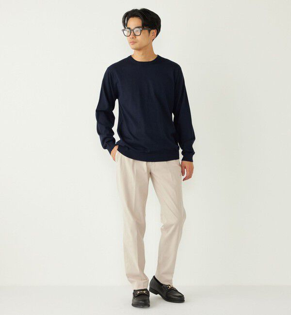 SHIPS Colors 「SHIPS Colors:〈手洗い可能〉アンチピリング 12ゲージ クルーネック ニット」|ニット・セーター|