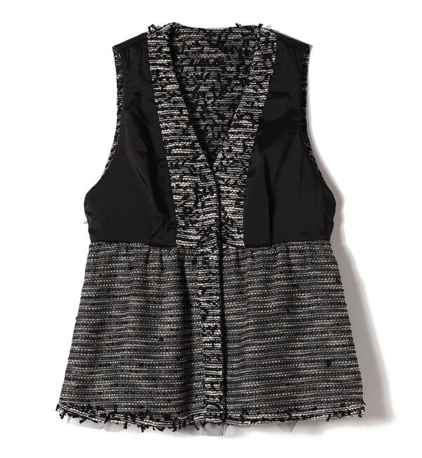 SHIPS for women「【SHIPS別注】troisiemeCHACO: チュール ジレ（セレモニー対応可）」|ベスト・ジレ|