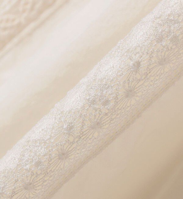 SHIPS for women「【SHIPS別注】Fanaka:〈手洗い可能〉レース ブラウス」|シャツ・ブラウス|