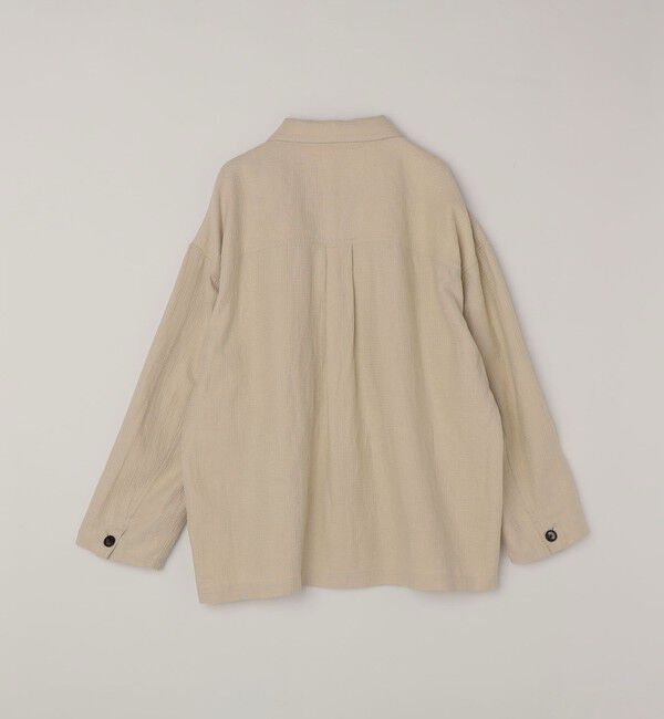 SHIPS any「SHIPS any:〈洗濯機可能〉NOVELTEX リネン/コットン ワッフル シャツ ジャケット◇」|シャツ・ブラウス|