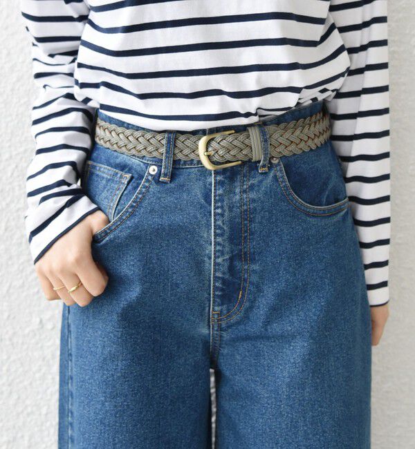 SHIPS Colors 「SHIPS Colors:コード ミックス メッシュ ベルト◇」|ベルト|