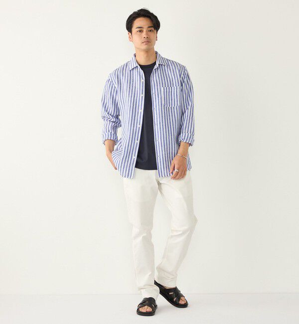 SHIPS Colors 「《予約》SHIPS Colors:〈洗濯機可能〉テーパード ストレッチ ライト チノパンツ◆」|チノ|