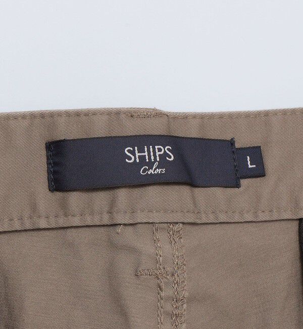 SHIPS Colors 「《予約》SHIPS Colors:〈洗濯機可能〉テーパード ストレッチ ライト チノパンツ◆」|チノ|