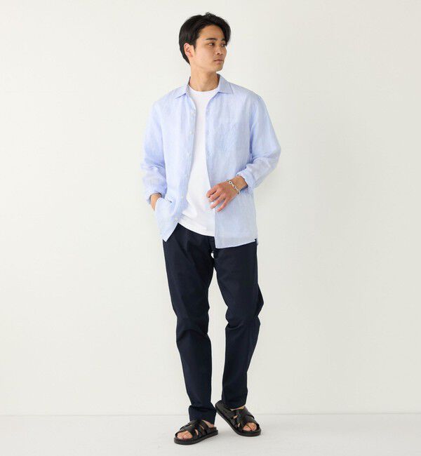 SHIPS Colors 「《予約》SHIPS Colors:〈洗濯機可能〉テーパード ストレッチ ライト チノパンツ◆」|チノ|