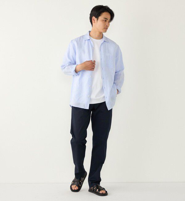 SHIPS Colors 「《予約》SHIPS Colors:〈洗濯機可能〉テーパード ストレッチ ライト チノパンツ◆」|チノ|