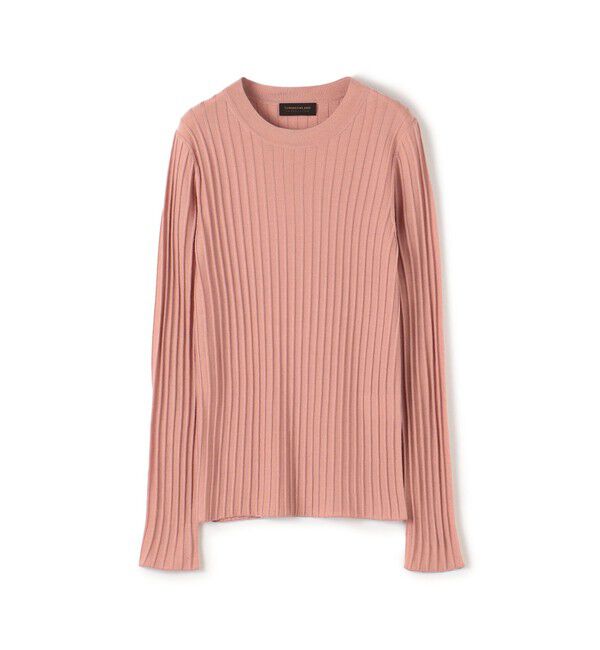 TOMORROWLAND collection「カシミヤシルクリブ クルーネックプルオーバー」|ニット・セーター|31 ライトピンク