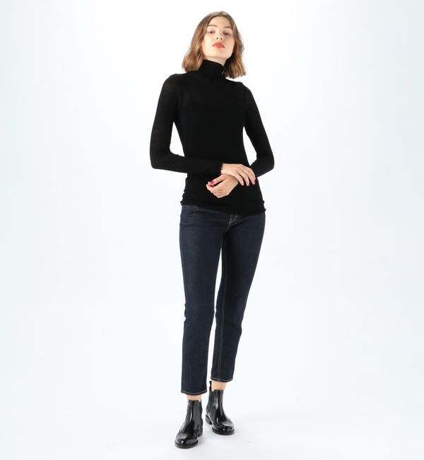 MACPHEE「ウールリブ タートルネックプルオーバー」|Tシャツ・カットソー|