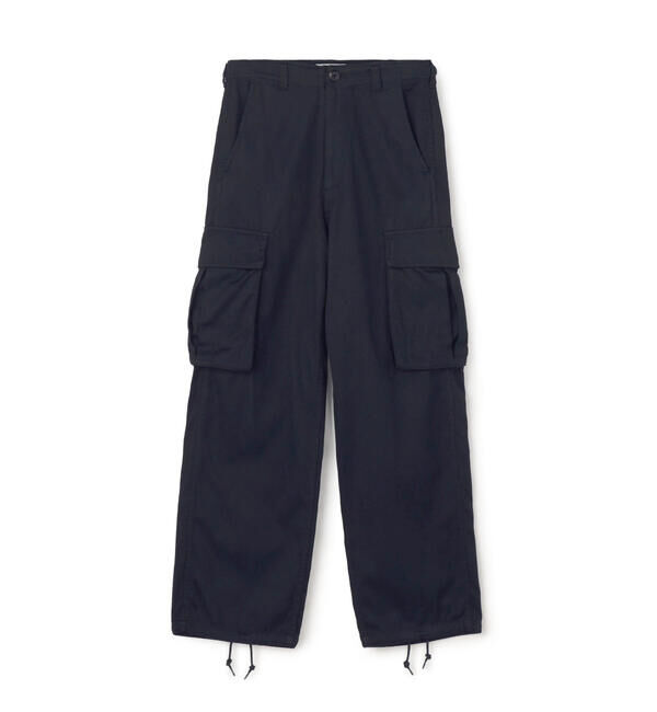 MACPHEE「コットントリコチン ファティーグパンツ」|カーゴ|69 ネイビー