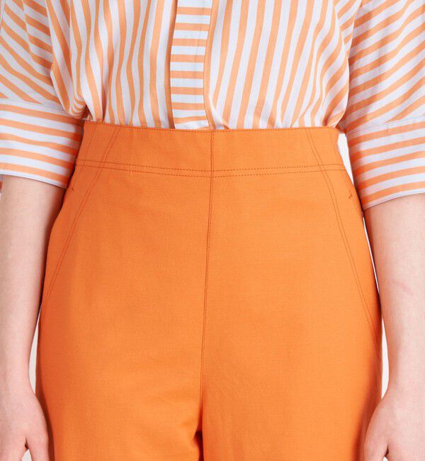 MACPHEE「コットンレーヨンストレッチ セミワイドクロップドパンツ」|その他|