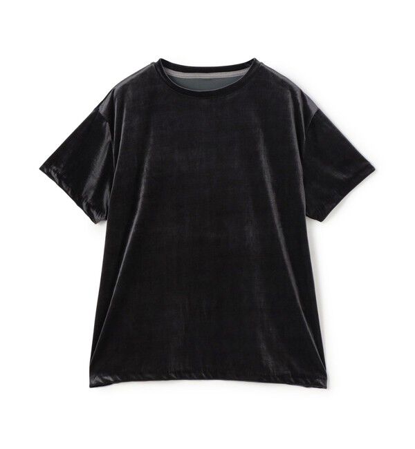 BACCA「inner piece ベロアジャージーTシャツ」|Tシャツ・カットソー|17 チャコールグレー