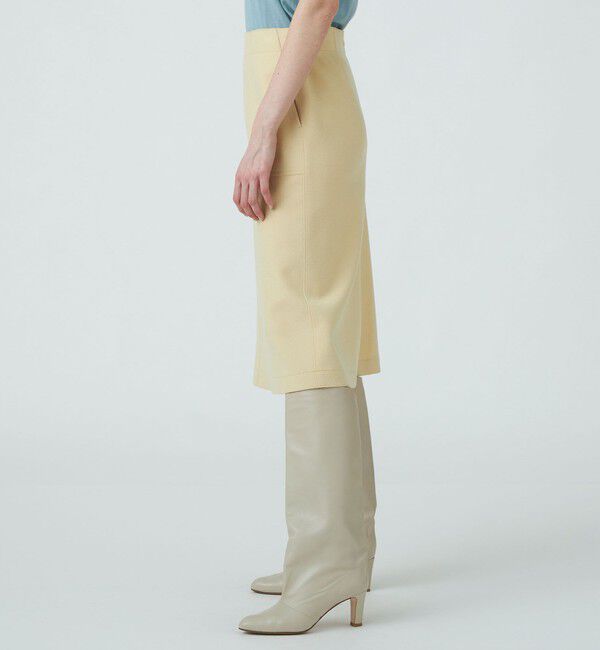 Ballsey「ニードルジャージー トラペーズスカート」|台形|