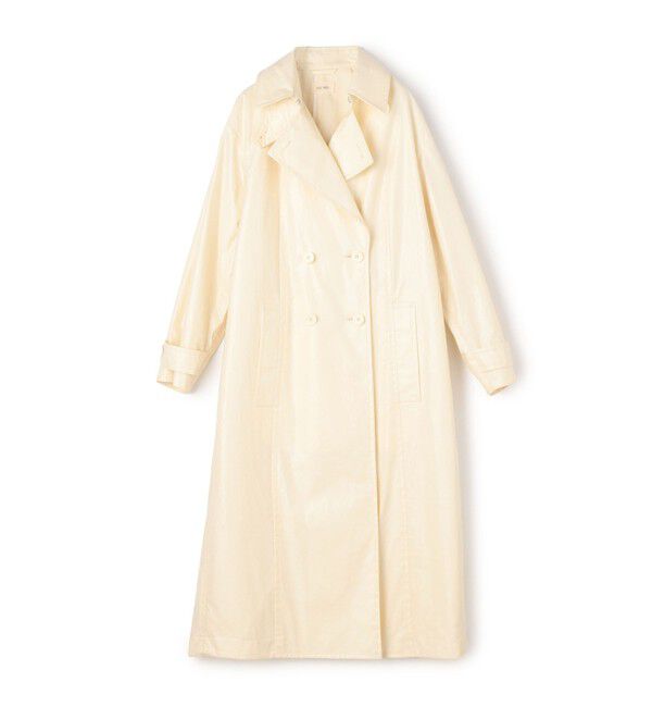 DES PRES「ライトエクリュコーティング トレンチコート」|トレンチコート|11 ホワイト