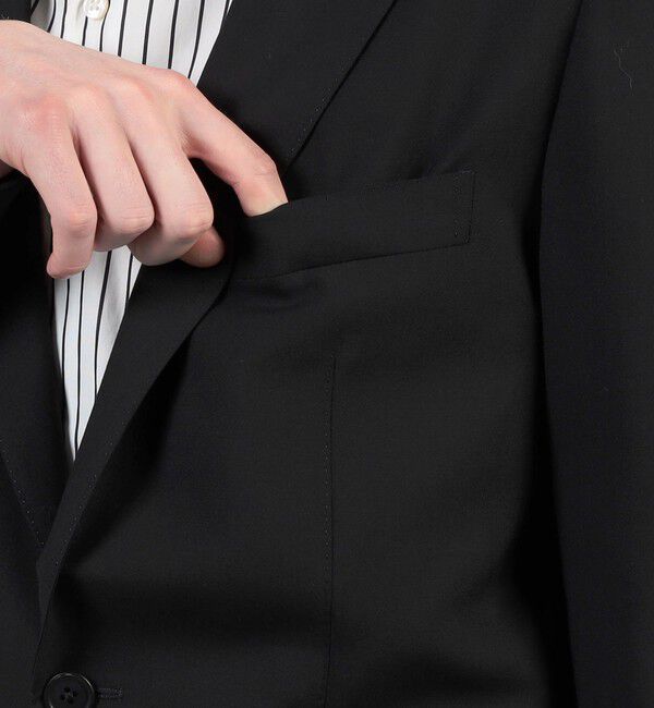 TOMORROWLAND MENS「Super130'sウール シングルブレステッド2Bジャケット DRAGO」|テーラードジャケット|