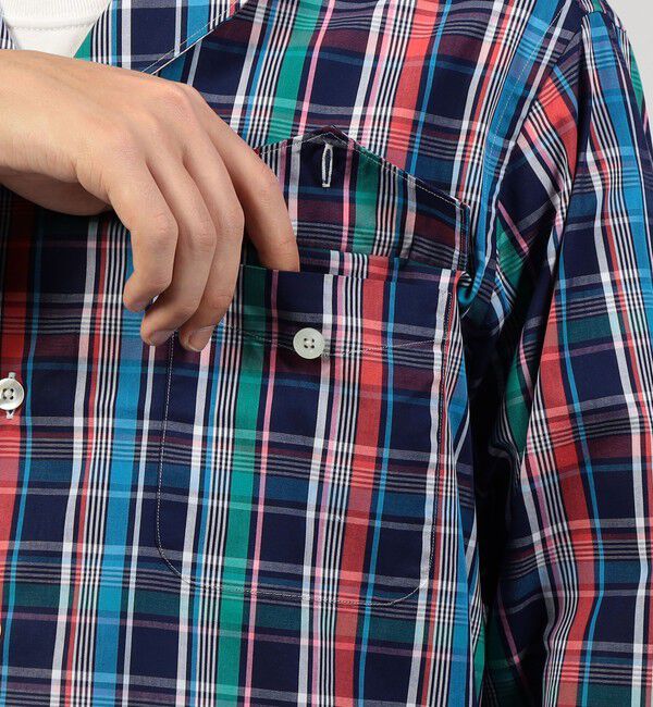 TOMORROWLAND MENS「コットンブロード ダブルポケットオープンカラーシャツ」|シャツ・ブラウス|