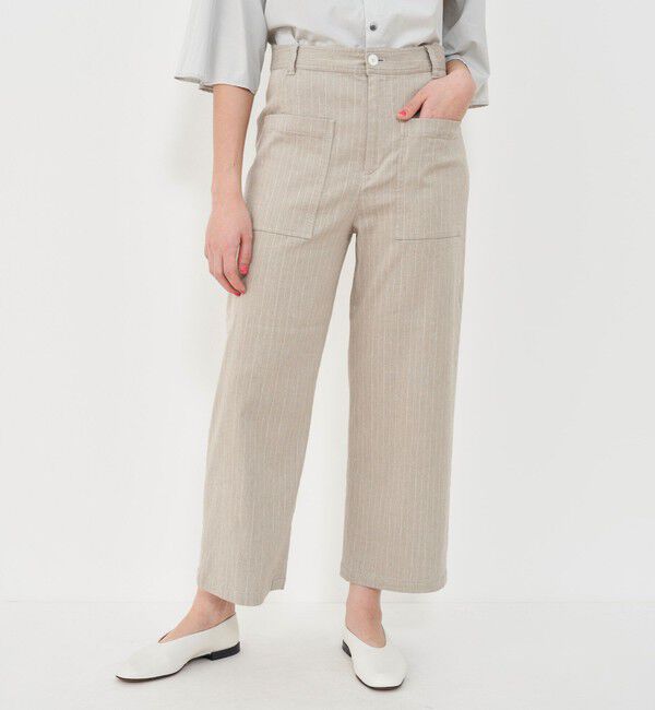 GALERIE VIE「コットンリネンストレッチ クロップドパンツ」|その他|