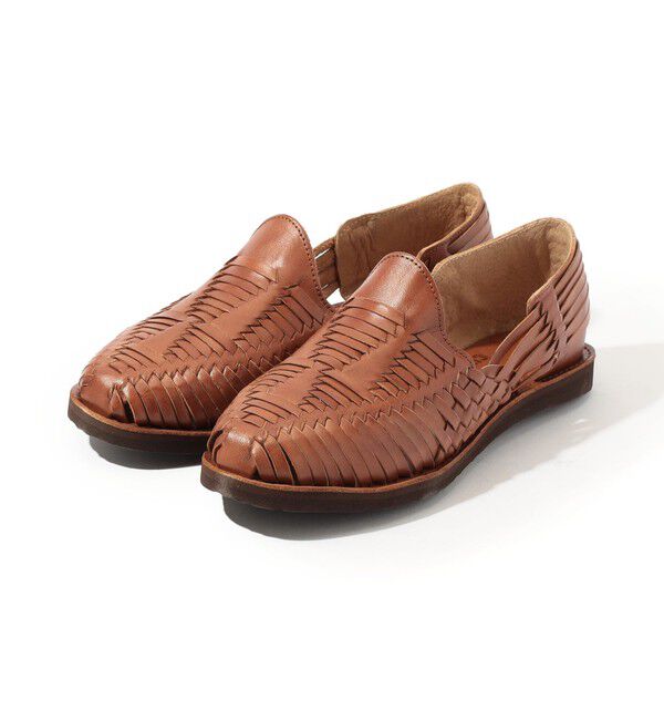 TOMORROWLAND GOODS「CHAMULA Cancun メキシカンサンダル」|サンダル|45 キャメル