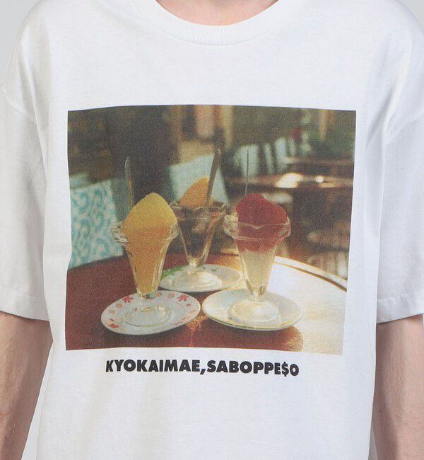 TOMORROWLAND BUYING WEAR「TANG TANG KYOKAIMAE，SABOPPESO PHOTO Tシャツ」|Tシャツ・カットソー|