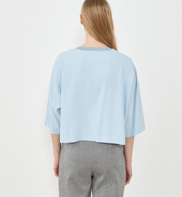 GALERIE VIE「シルクサンドウォッシュ ワイドプルオーバー」|シャツ・ブラウス|