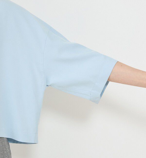 GALERIE VIE「シルクサンドウォッシュ ワイドプルオーバー」|シャツ・ブラウス|