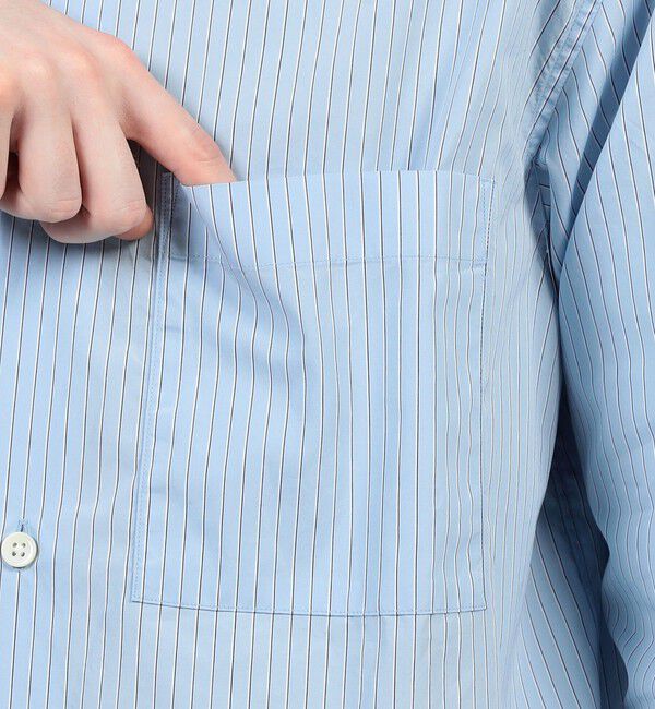 TOMORROWLAND MENS「ペーパーポプリン オーバーシャツ」|シャツ・ブラウス|