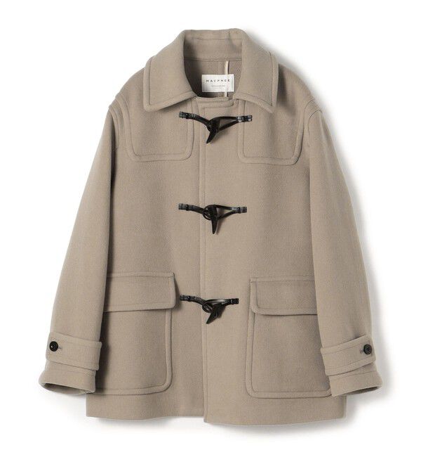 MACPHEE「ウールナイロンメルトン ダッフルショートコート」|ダッフルコート|