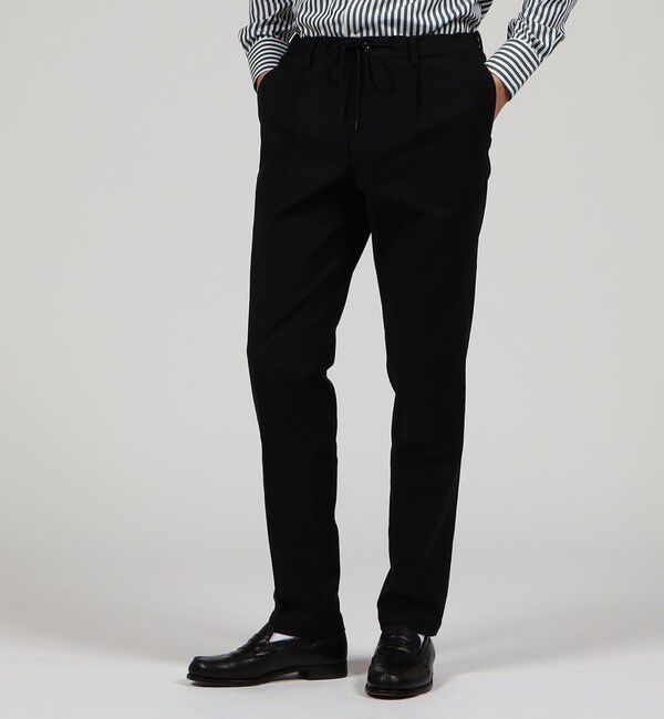 TOMORROWLAND MENS「コットンオックスフォード 1プリーツイージースラックス」|スラックス|