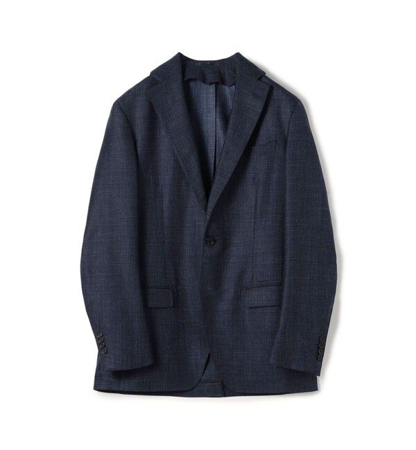 TOMORROWLAND MENS「ウールシルクリネン シングルブレステッド 2Bジャケット SUMMER TIME  LORO PIANA」|テーラードジャケット|69 ネイビー