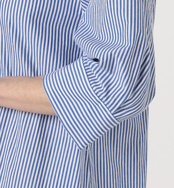 MACPHEE「コットンタイプライター フロントフリルワンピース」|ワンピース|