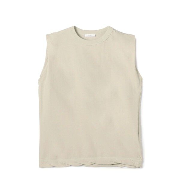 TOMORROWLAND BUYING WEAR「ATON TANK ノースリーブプルオーバー」|Tシャツ・カットソー|41 ライトベージュ