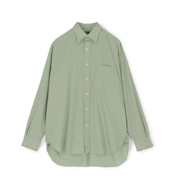 TOMORROWLAND MENS「コットン ローンポプリンシャツ ALBINI」|シャツ・ブラウス|55 グリーン