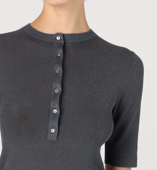 Ballsey「シアーラメリブ ヘンリーネックプルオーバー」|ニット・セーター|