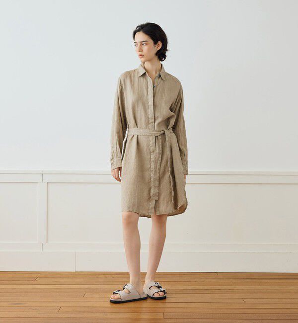 JAMES PERSE「ライトウェイトリネン シャツワンピース WKO6965」|ワンピース|